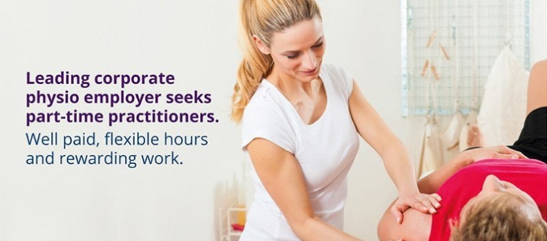 Exercise your physio skills part-time while earning a secure weekly income